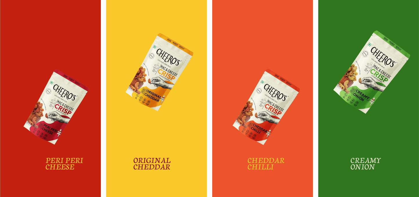 Mac & Cheese Crisp - B2B Sample Pack | All flavours | Pack of 60