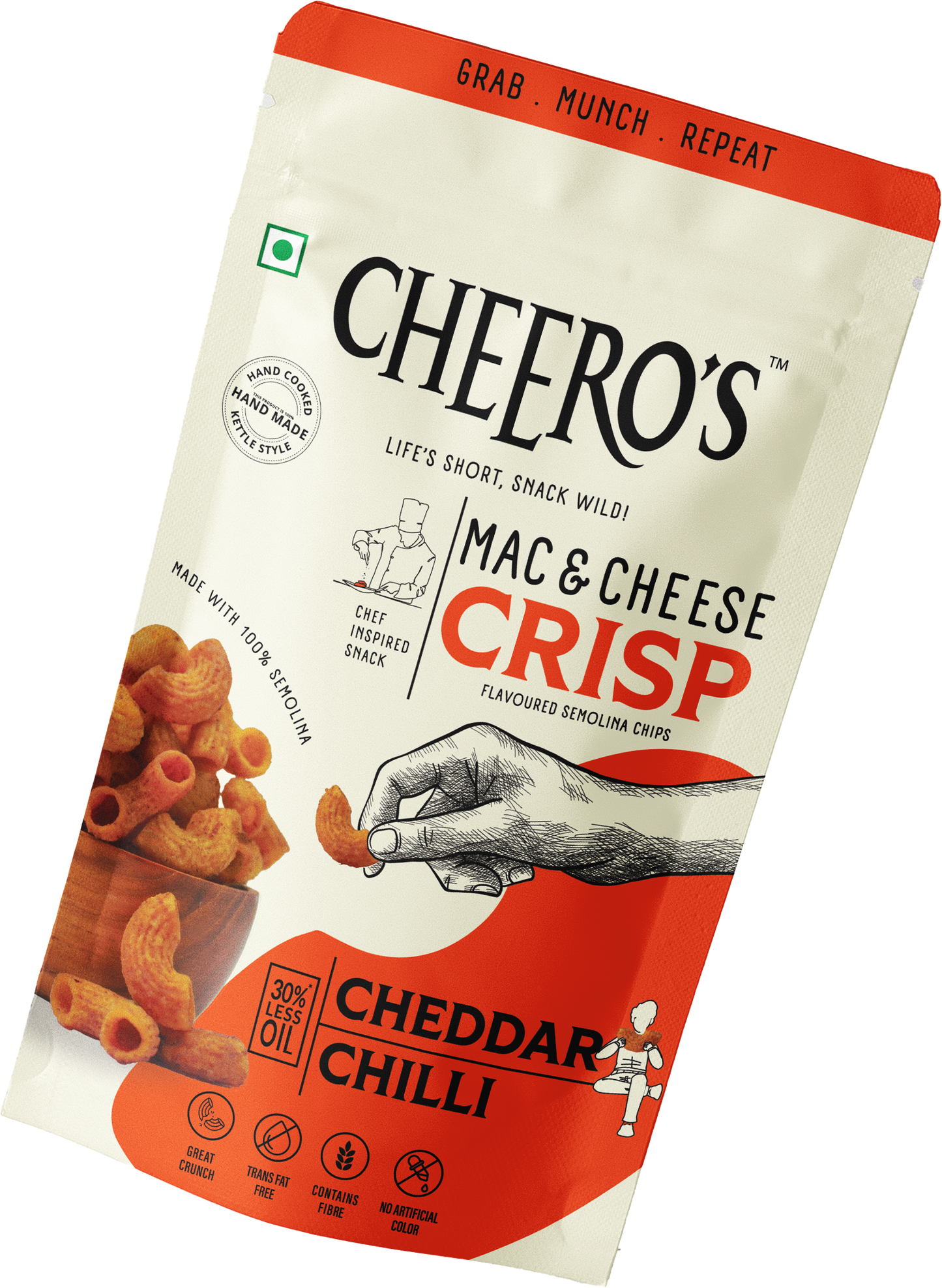 Mac & Cheese Crisp - B2B Sample Pack | All flavours | Pack of 60