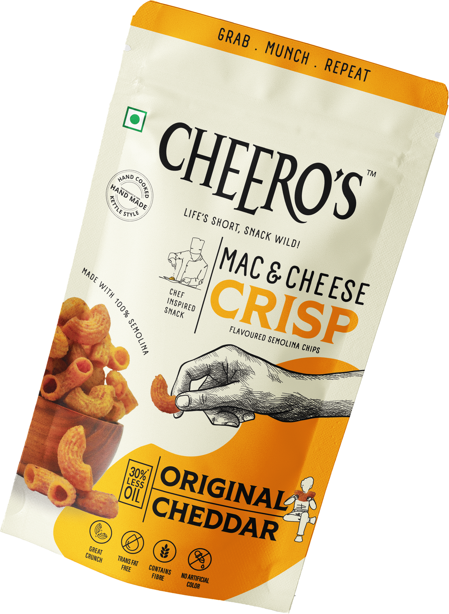 Mac & Cheese Crisp - B2B Sample Pack | All flavours | Pack of 60
