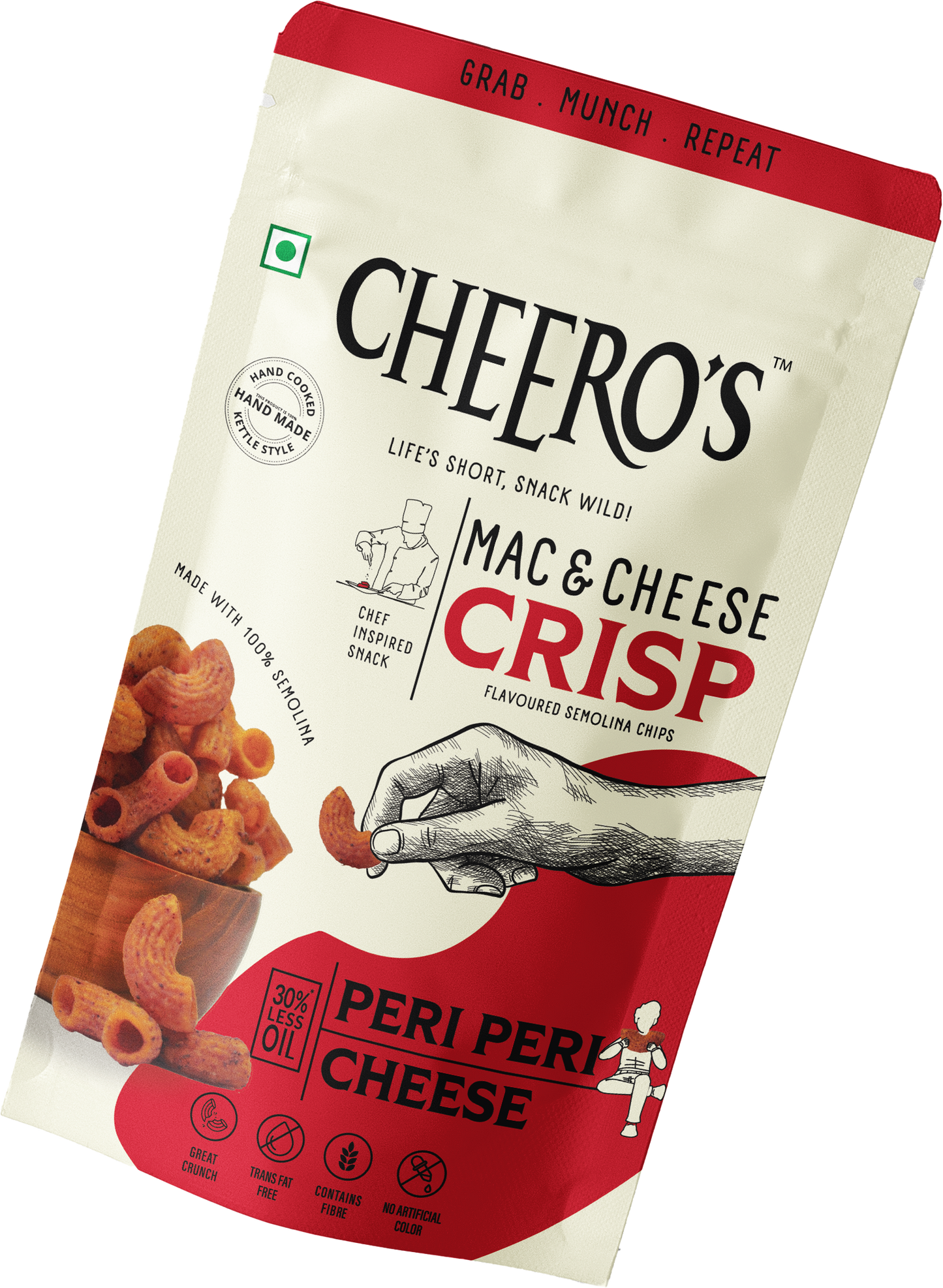 Mac & Cheese Crisp - B2B Sample Pack | All flavours | Pack of 60